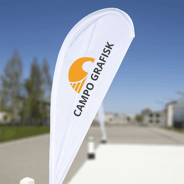 Campo Grafisk Beachflag